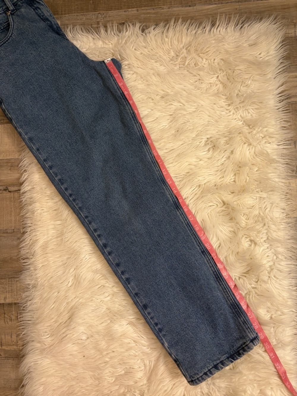 Woolrich vintage fleece lined high rise  jeans 10 - Picture 7 of 8